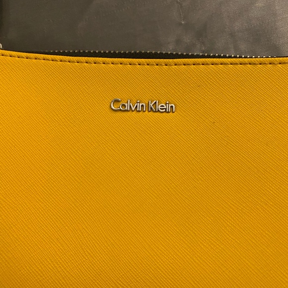 Calvin Klein Handbag - Small Bright Yellow Bag - Picture 6 of 12